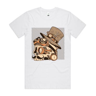 Skull Steampink - AS Colour - Organic Cotton Unisex Tee Thumbnail